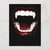 "Vampire Teeth" Briefkaart (Voorkant)