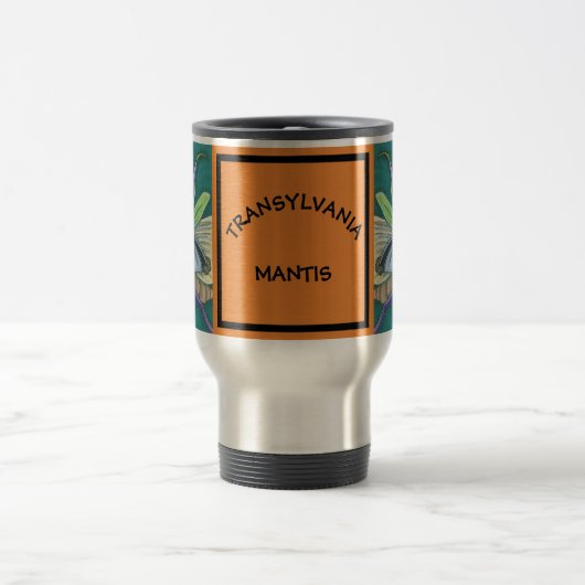 VAMPIRE TRANSYLVANIA MANTIS, COMMUTER TRAVEL MUG REISBEKER (Center)