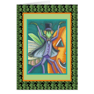 VAMPIRE TRANSYLVANIA MANTIS HALLOEEN CARD Verse