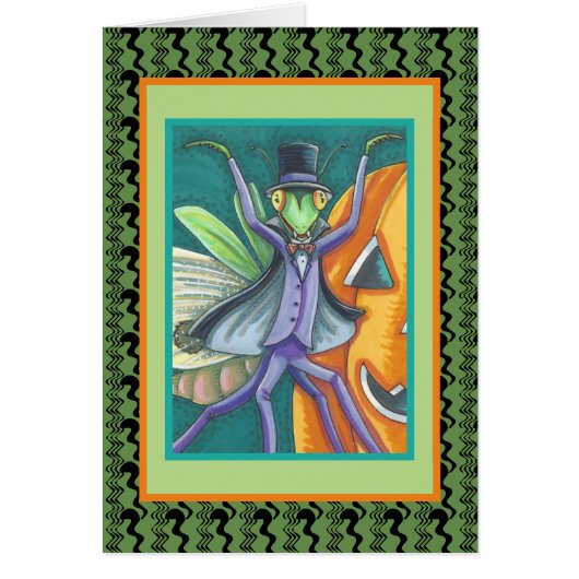 VAMPIRE TRANSYLVANIA MANTIS HALLOWEWEEN CARTE VERS (Devant)