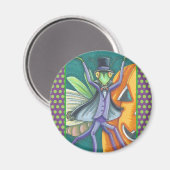 VAMPIRE TRANSYLVANIE PRIER MANTIS MAGNET Round (Recto/Verso)