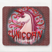 Vampire Unicorn mousepad Muismat (Voorkant)