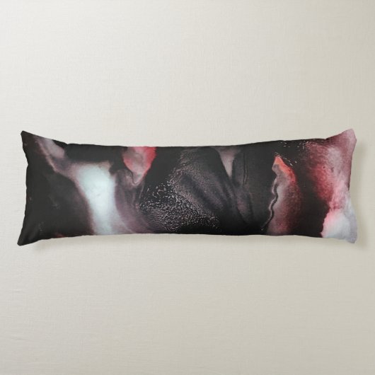 Vampire Vengeance Body Pillow | Bloedrood, donker Lichaamskussen (Voorkant)