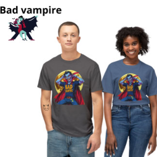 Vampire vilain, T-shirt drôle de type Vampire Guy 