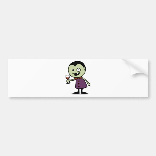 Vampire Vino Bumpersticker (Voorkant)