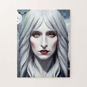 Vampire Witch Woman Fantasy Dark art Legpuzzel