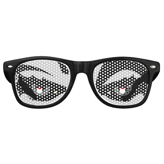 Vampire Yeux Lunettes de soleil Fun Zombie Costume (Devant)