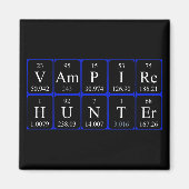 VampireHunter periodiek tabelfragment magnet Magneet (Voorkant)
