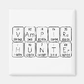 VampireHunter periodiek tabelfragment magnet Magneet (Voorkant)