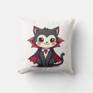 Vampirekat � Leuke Halloween Huisdier Tee Kussen