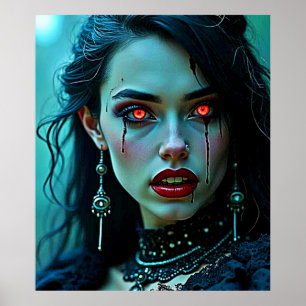 Vampirekoningin: Donkere Aantrekkingskracht Kunst Poster