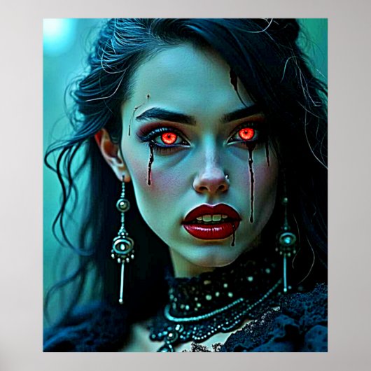 Vampirekoningin: Donkere Aantrekkingskracht Kunst Poster (Voorkant)