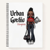 Vampires gothiques urbains Carnet 4 (Devant)