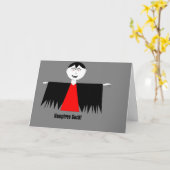 "Vampires Suck !" Carte Hallowe'en (Fleur jaune)