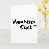 Vampires Suck Kaart (Gele Bloem)