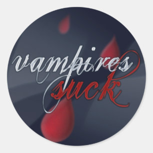 "Vampires Suck" sticker blad