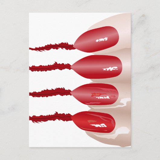 Vampirfinger Briefkaart (Voorkant)