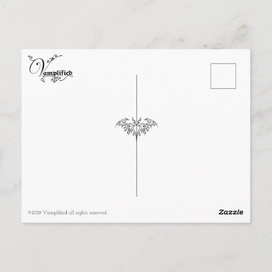 Vamplificeerd Briefkaart opiumventilator (Achterkant)