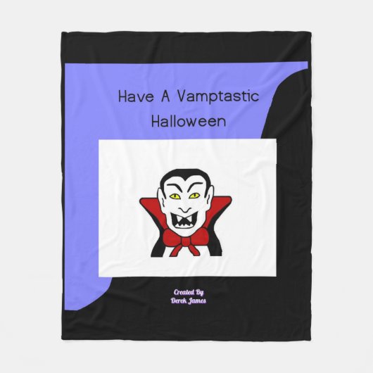 Vamptastic Halloween Couverture en polaire moyenne (Devant)