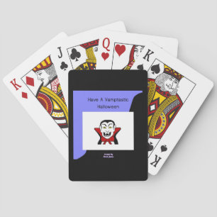 Vamptastische Halloween-spelkaarten Pokerkaarten