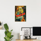 Vampurr Bites Again - retro horror poster (Thuiskantoor)