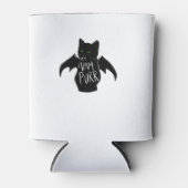 Vampurr Blijf Spooky leuke kat zwarte kat Blikjeskoeler (Voorkant)