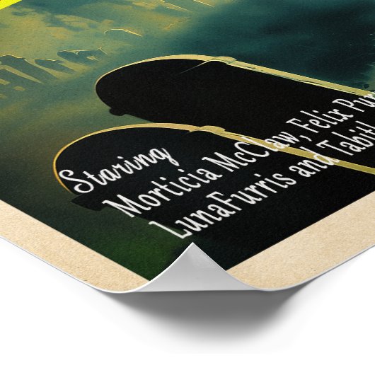 Vampurr mord encore - affiche d'horreur rétro (Coin)