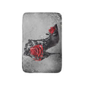 Vampy Vogue Grunge | Stiletto Lace Bootie Rozen Badmat (Voorkant Verticaal)