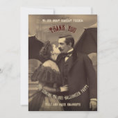 Vampyre Kiss Dracula Halloween Bedankkaart (Voorkant)