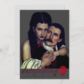 Vampyre Love Feestdagenkaart (Voorkant / Achterkant)