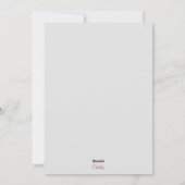 Vampyre Love Feestdagenkaart (Achterkant)