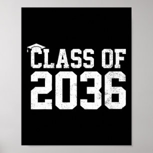 van 2036 Groei met mij Afstuderen eerste dag van d Poster