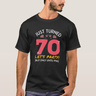 Van 70 tot 70 uur 's avonds zondag 70. t-shirt