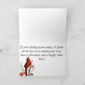 van al liefde verzenden wij uw manier feestdagen kaart (Binnen)