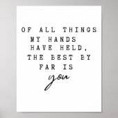 Van alles wat mijn handen het beste hebben gehoude poster (Voorkant)