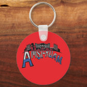 Van Amsterdam met liefde. Sleutelhanger (Voorkant)