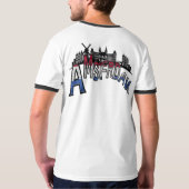 Van Amsterdam met liefde. T-shirt (Achterkant volledig)