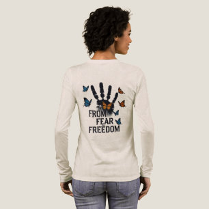 Van angst naar vrijheid – T-shirt tegen huiselijk