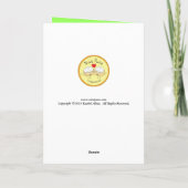 Van Apple Pi het Leuke van de Wiskunde Wenskaart Kaart (Achterkant)