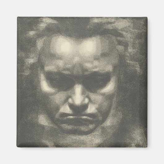 Van Beethoven portret Magneet (Voorkant)