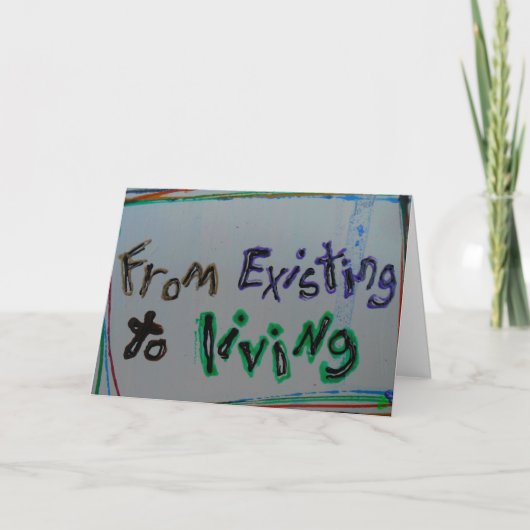 "Van bestaande naar levende" herstelkaarten Kaart (Voorkant)