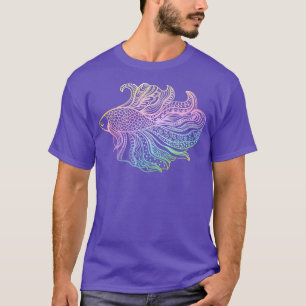 van Betta Fish Pastel Rainbow T-shirt