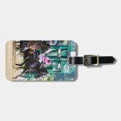 Van bij Saratoga Bagagelabel (Voorkant horizontaal)