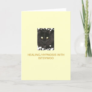 Van Bitsywoo het Helen/van de Hypnose Wenskaart Kaart