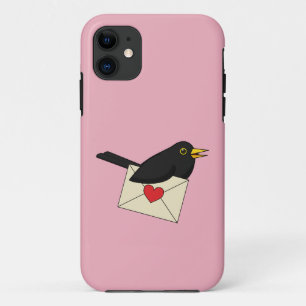 Van Blackbird met Love iPhone 11 Hoesje