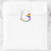 Van Bland tot Fabulous Ronde Sticker (Tas)