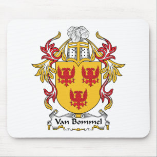 Van Bommel Family Crest Muismat
