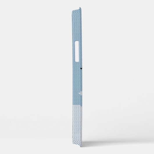 Van brei afkomstige pinguïn Snowflakes WinterFeest Case-Mate iPhone Case (Achterkant / Rechts)