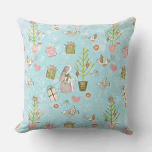 Van Bunnies en kerstvalspartijen voor kinderen Kussen