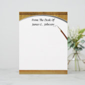 Van bureau van...  briefhoofd (Staand voorkant)